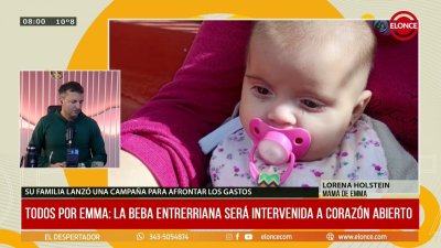 Una beba entrerriana ser&aacute; sometida a una cirug&iacute;a card&iacute;aca in&eacute;dita en el pa&iacute;s